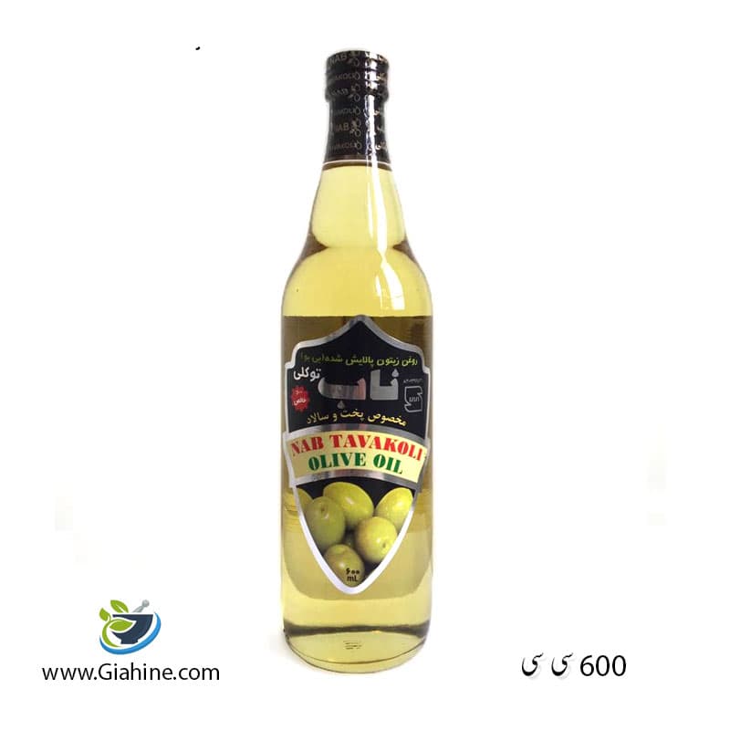 روغن زیتون 600 میلی لیتر بدون بو ناب توکلی