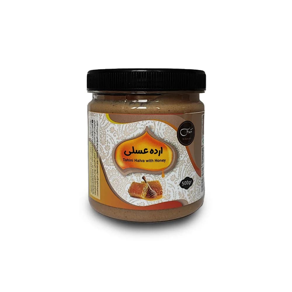 ارده عسلی 500 گرمی نیکوان